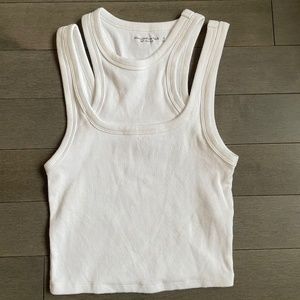 Abercrombie - Avantbasic white tank - (S)